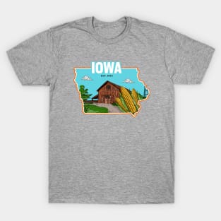 Iowa and vintage T-Shirt